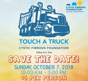 Touch A Truck event for Cystic Fibrosis Foundation